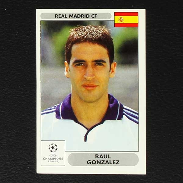 Champions League 2000 Nr. 017 Panini Sticker Raul Gonzalez