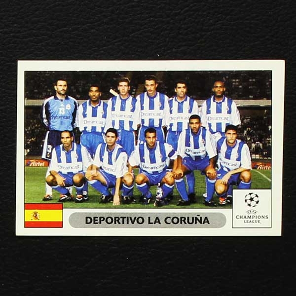 Champions League 2000 No. 191 Panini sticker team Deportivo La Coruna