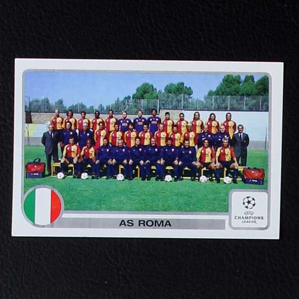 Champions League 2001 Nr. 020 Panini Sticker Team AS Rom