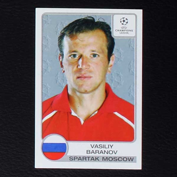 Champions League 2001 Nr. 256 Panini Sticker Baranov