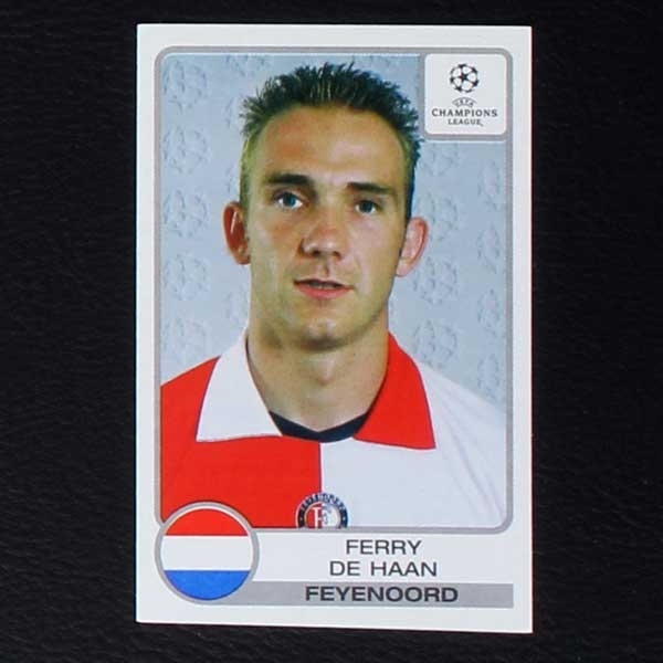 Champions League 2001 Nr. 271 Panini Sticker De Haan