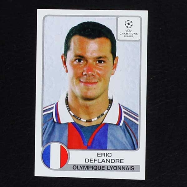 Champions League 2001 Nr. 159 Panini Sticker Deflandre