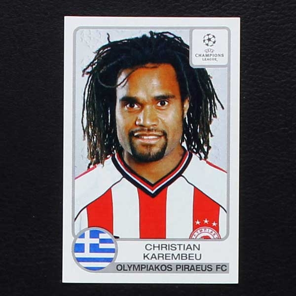 Champions League 2001 Nr. 223 Panini Sticker Karembeu