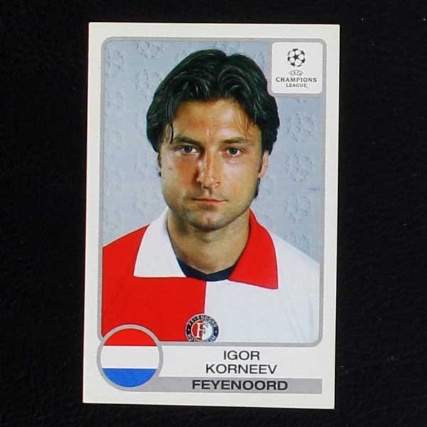 Champions League 2001 Nr. 280 Panini Sticker Korneev