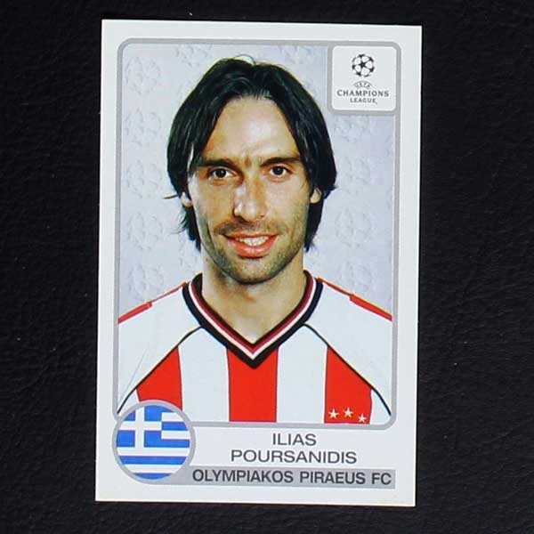 Champions League 2001 Nr. 214 Panini Sticker Poursanidis