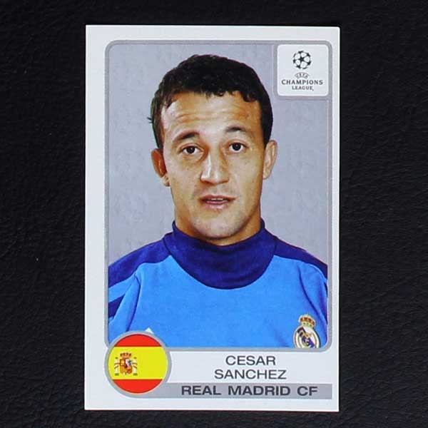 Champions League 2001 Nr. 019 Panini Sticker Sanchez