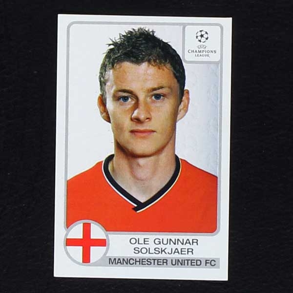 Champions League 2001 Nr. 188 Panini Sticker Solskjaer