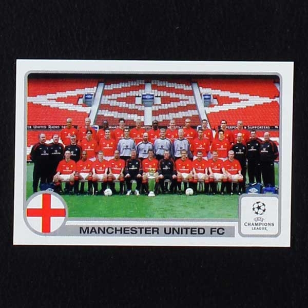 Champions League 2001 Nr. 172 Panini Sticker Team Manchester United