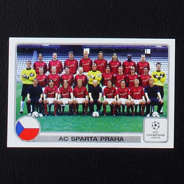 Champions League 2001 No 286 Panini Team Sparta Prag Sticker Worldwide