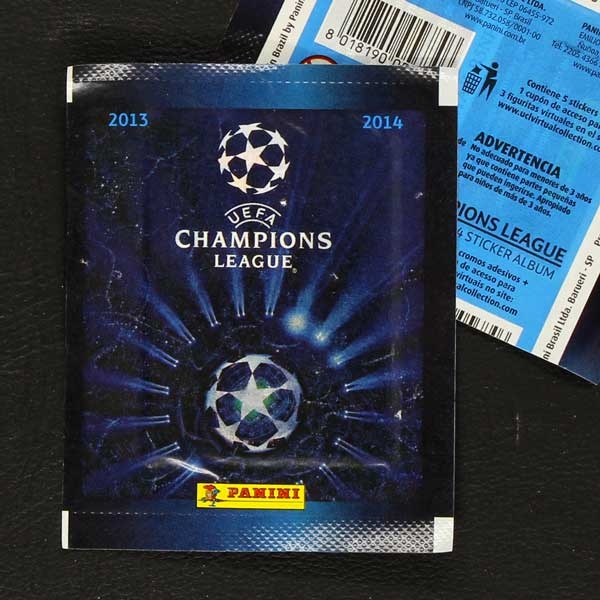 Champions League 2013 Panini Sticker Tüte Brasil Variante