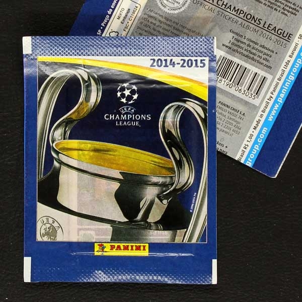 Champions League 2014 Panini Sticker Tüte Brasil Variante