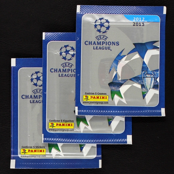 Champions League 2012 Panini sticker bag - 3 Brasil Versions