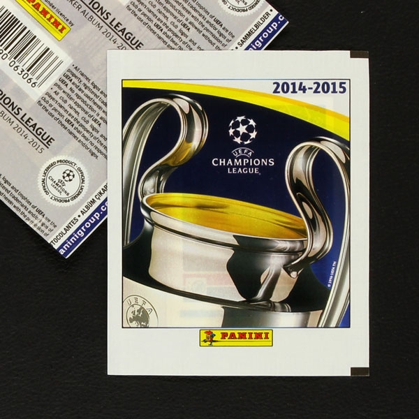 Champions League 2014 Panini Sticker Tüte weiße Variante