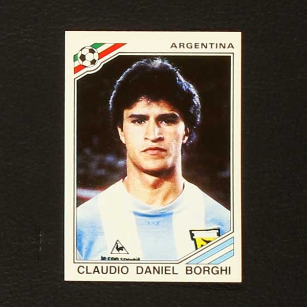 Mexico 86 Nr. 086 Panini Sticker Claudio Daniel Borghi