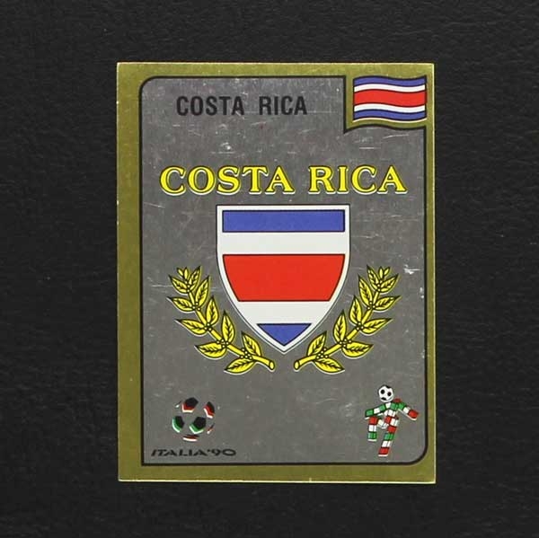 Italia 90 Nr. 182 Panini Sticker Costa Rica Wappen