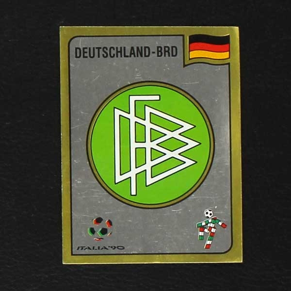 Italia 90 Nr. 248 Panini Sticker Deutschland-BRD Wappen