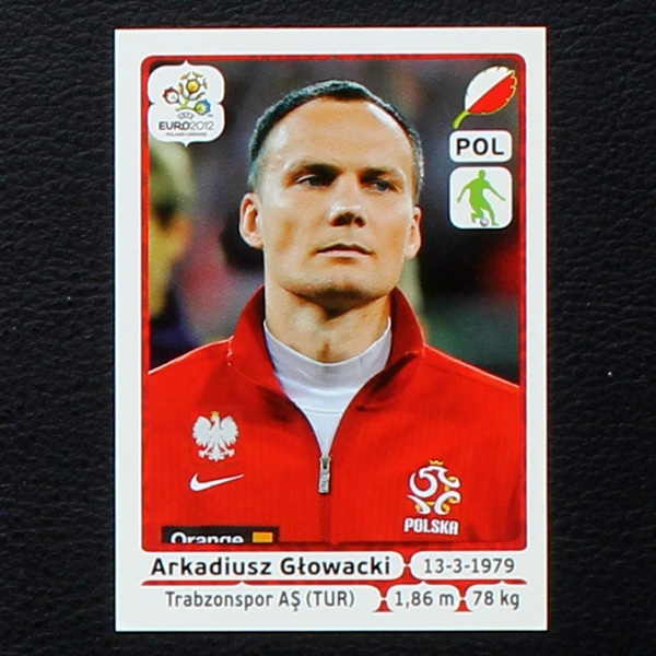 Glowacki Panini Sticker No. 57  - Euro 2012