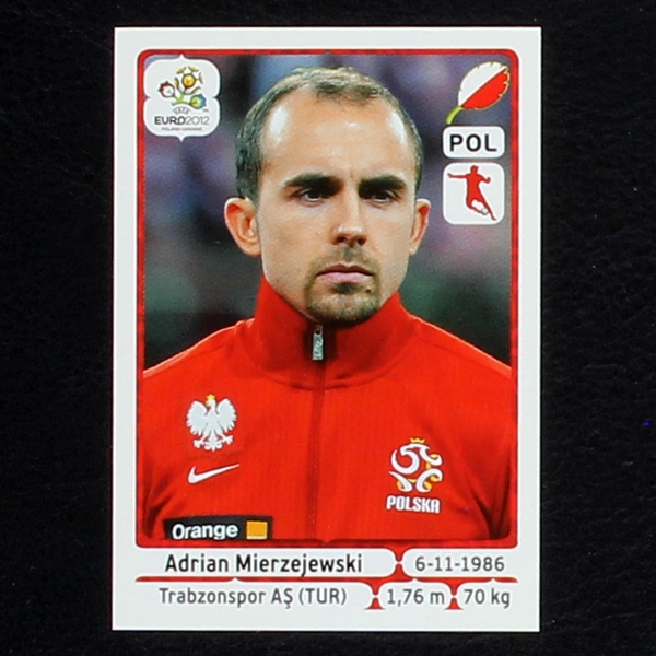 Mierzejewski Panini Sticker No. 70  - Euro 2012