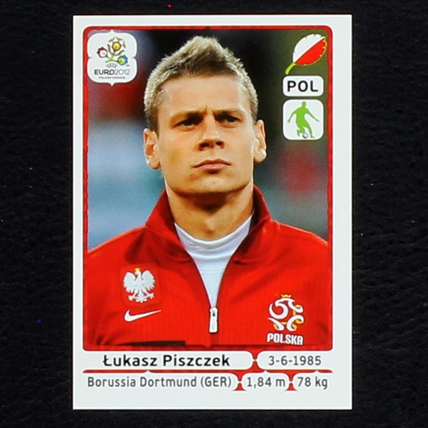 Piszczek Panini Sticker No. 59  - Euro 2012