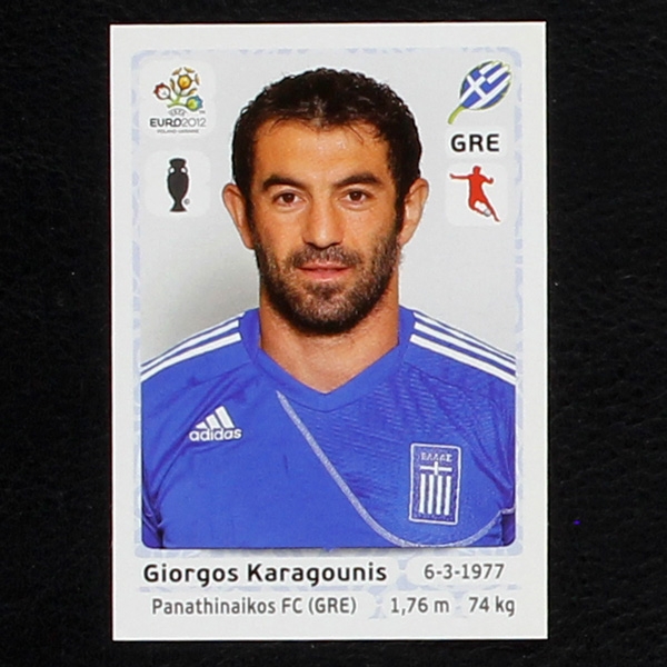 Karagounis Panini Sticker No. 94 - Euro 2012