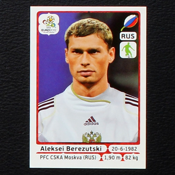 A.Berezutski Panini Sticker No. 117 - Euro 2012