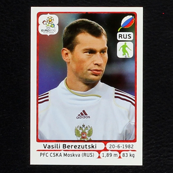 V.Berezutski Panini Sticker No. 118 - Euro 2012