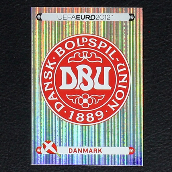 Danmark Wappen Panini Sticker No. 195 - Euro 2012