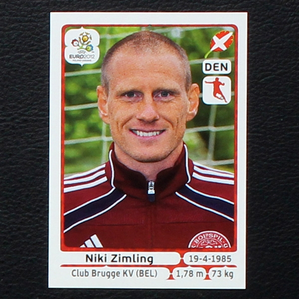 Zimling Panini Sticker No. 213 - Euro 2012