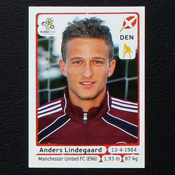 Lindegaard Panini Sticker No. 201 - Euro 2012