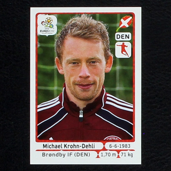 Krohn-Dehli Panini Sticker No. 214 - Euro 2012