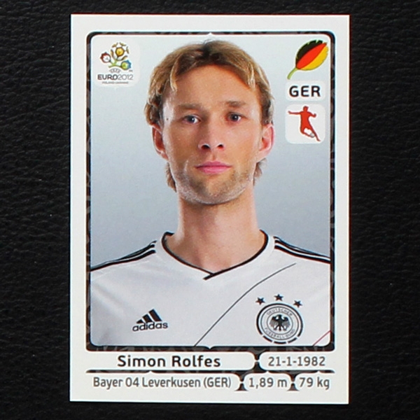 Rolfes Panini Sticker No. 237 - Euro 2012