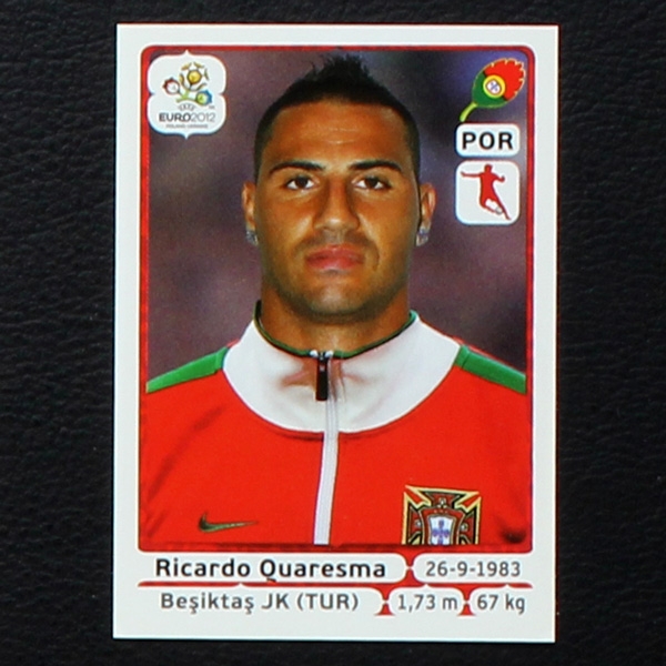 Quaresma Panini Sticker No. 273 - Euro 2012