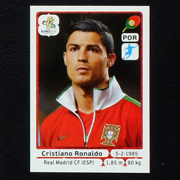 Ronaldo Panini Sticker No. 277 - Euro 2012