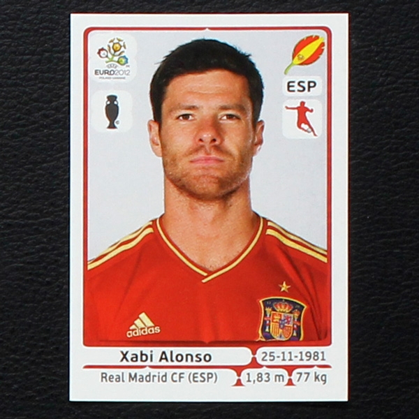 Alonso Panini Sticker No. 297 - Euro 2012