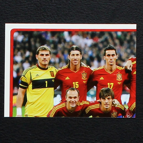 Espana Team Part 1 Panini Sticker No. 283 - Euro 2012