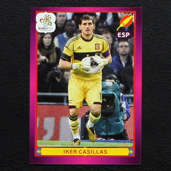 Casillas Panini Sticker No. 307 - Euro 2012