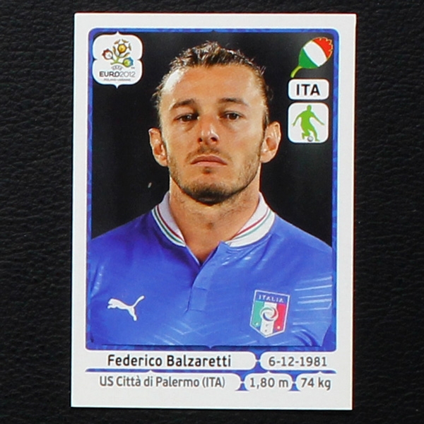 Balzaretti Panini Sticker No. 321 - Euro 2012