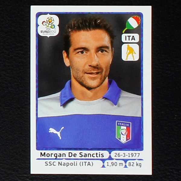 De Sanctis Panini Sticker No. 317 - Euro 2012