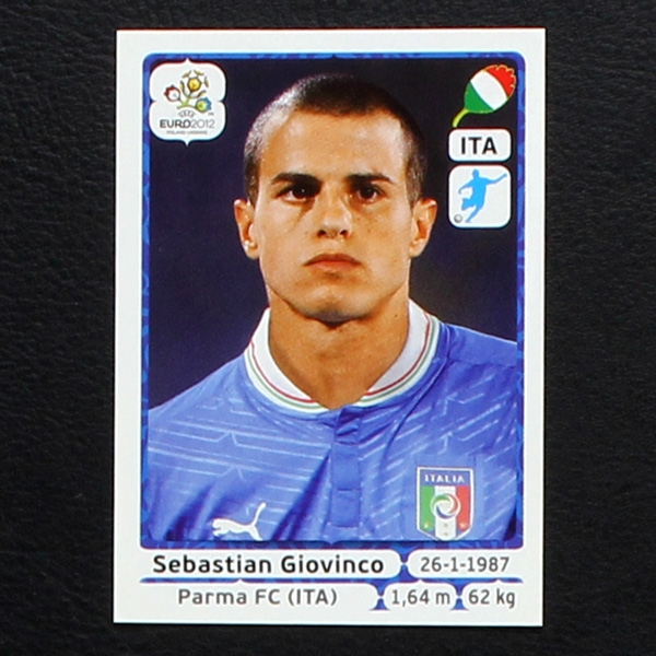 Giovinco Panini Sticker No. 331 - Euro 2012