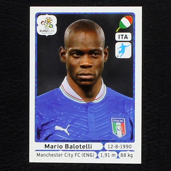 Balotelli Panini Sticker No. 335 - Euro 2012