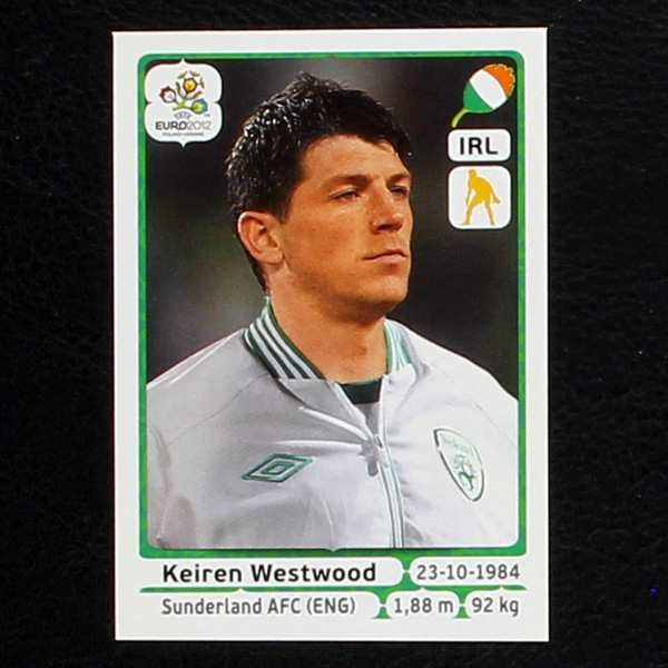 Westwood Panini Sticker No. 346 - Euro 2012