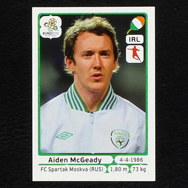 McGeady Panini Sticker No. 359 - Euro 2012