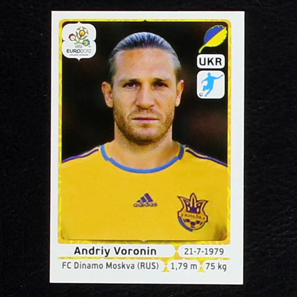 Voronin Panini Sticker No. 418 - Euro 2012