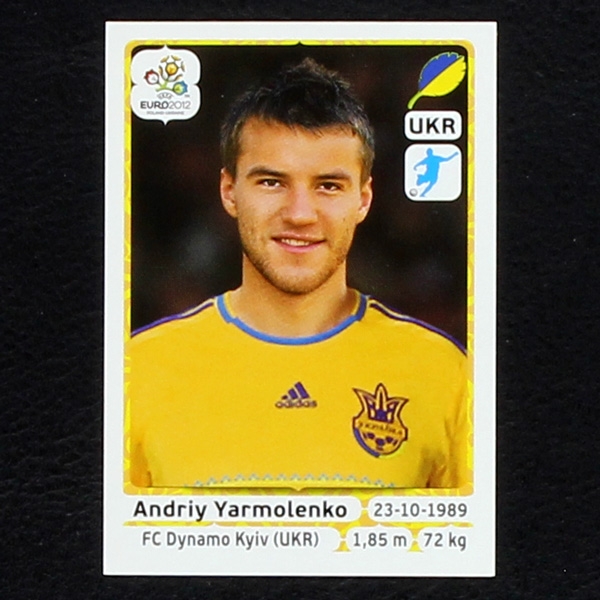 Yarmolenko Panini Sticker No. 419 - Euro 2012