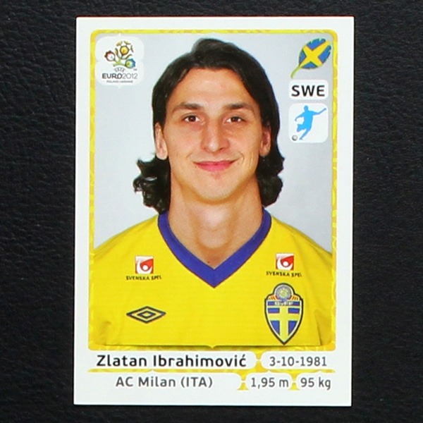 Ibrahimovic Panini Sticker No. 451 - Euro 2012