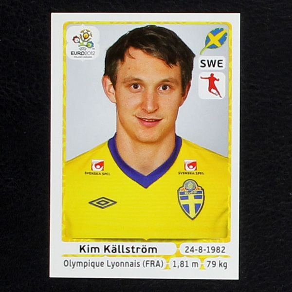 Kallstrom Panini Sticker No. 442 - Euro 2012