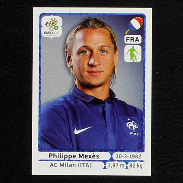 Mexes Panini Sticker No. 466 - Euro 2012