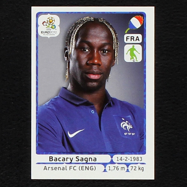 Sagna Panini Sticker No. 469 - Euro 2012