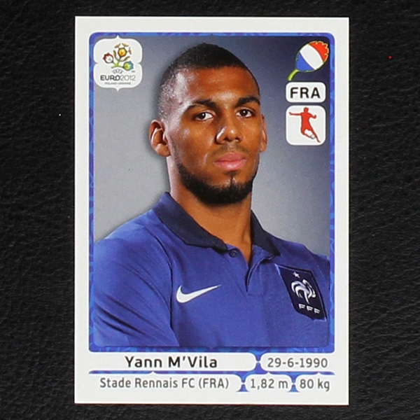 M'Vila Panini Sticker No. 472 - Euro 2012