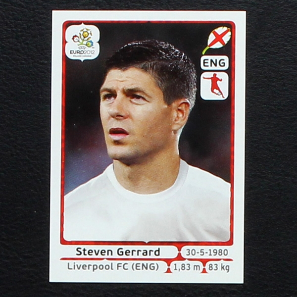 Gerrard Panini Sticker No. 499 - Euro 2012